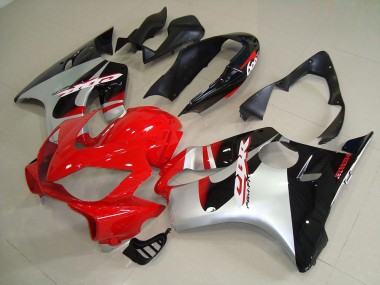 Preto Vermelho Prata Abs Moto Plástico CBR 600 F4i 04-07