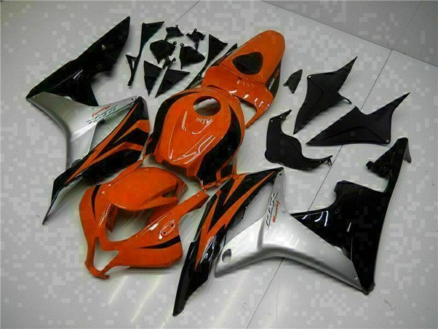 Preto Vermelho Prata Carenagem Moto CBR 600RR 07-08