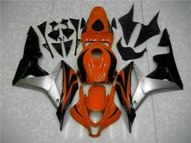 Preto Vermelho Prata Carenagem Moto CBR 600RR 07-08