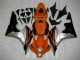 Preto Vermelho Prata Carenagem Moto CBR 600RR 07-08