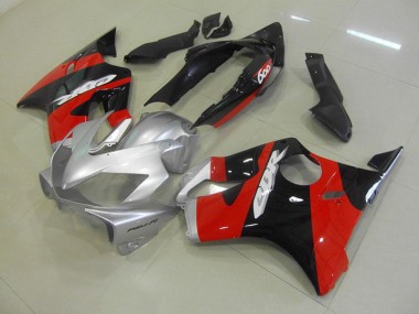 Preto Vermelho Prata Kits Completo Carenagem Moto CBR 600 F4i 04-07