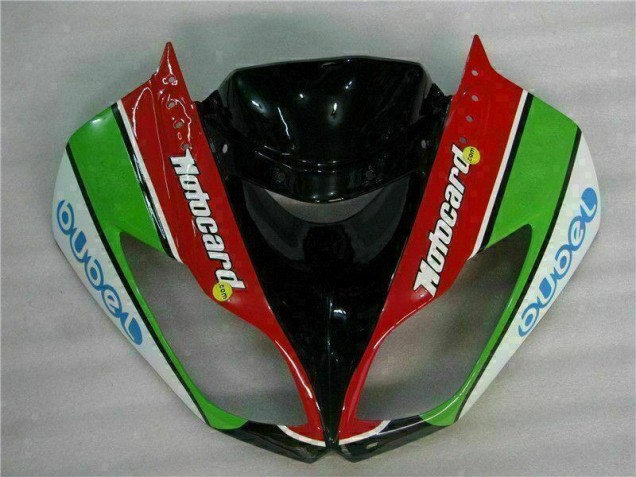 Preto Vermelho Verde Motocard Carenagem Moto ZX6R 09-12