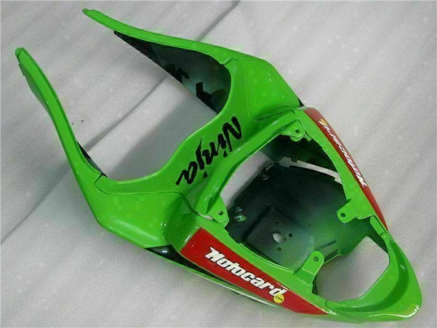 Preto Vermelho Verde Motocard Carenagem Moto ZX6R 09-12