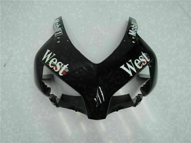 Preto West Carenagem Moto CBR 1000RR 04-05