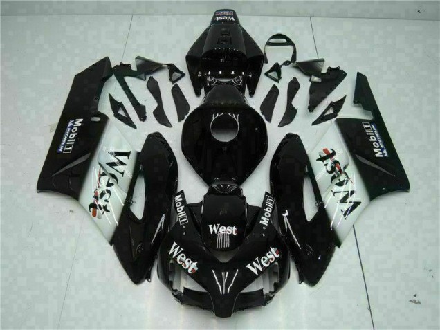 Preto West Carenagem Moto CBR 1000RR 04-05