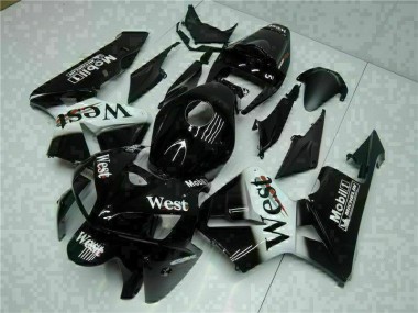 Preto West Carenagem Moto CBR 600RR 05-06