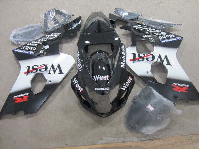 Preto West Carenagem Moto GSXR 600 K4 04-05