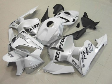 Repsol Branco Prata Carenagem Moto CBR 600RR 05-06