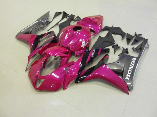 Rosa Cinzento Corrida Carenagem Moto CBR 600RR 07-08
