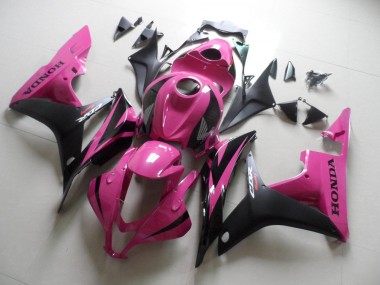 Rosa Preto Carenagem Moto CBR 600RR 07-08