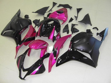 Rosa Preto Carenagem Moto CBR 600RR 09-12