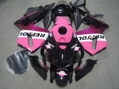 Rosa Preto Repsol Carenagem Moto CBR 600RR 05-06