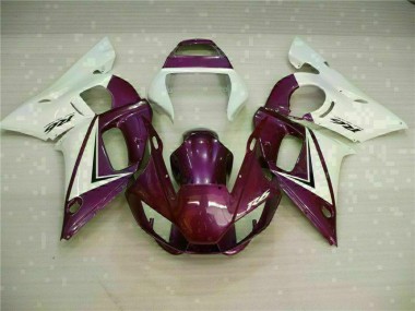 Roxo Branco Carenagem Moto R6 98-02