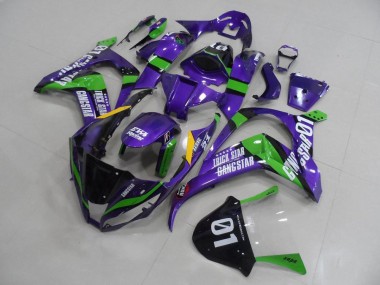 Roxo Eva Carenagem Moto ZX10R 11-15