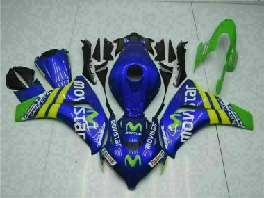 Verde Azul Carenagem Moto CBR 1000RR 08-11