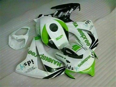 Verde Branco Kits Completo Carenagem Moto CBR 1000RR 08-11