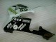 Verde Branco Preto Carenagem Moto CBR 600RR 03-04