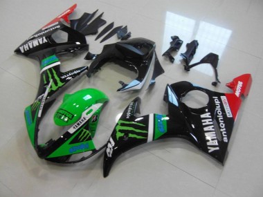 Verde Monster Carenagem Moto R6 03-05