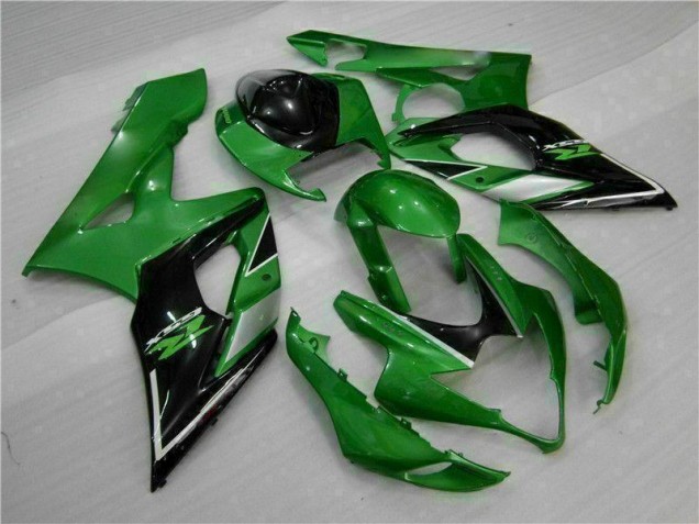 Verde Moto Plásticos GSXR 1000 K5 05-06 Verde Moto Plásticos GSXR 1000 K5 05-06