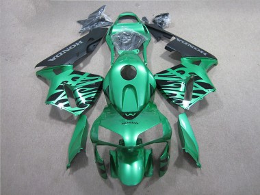 Verde Preto Carenagem Moto CBR 600RR 05-06
