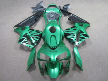 Verde Preto Carenagem Moto CBR 600RR 07-08