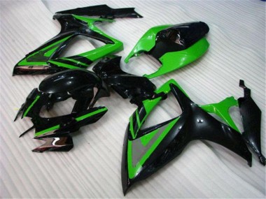 Verde Preto Carenagem Moto GSXR 600 / 750 K8 08-10