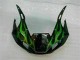 Verde Preto Carenagem Moto R6 98-02