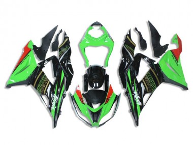 Verde Preto Kit Carenagem Moto EX650 17-19