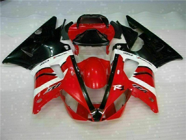 Vermelho Abs Moto Plástico R1 00-01