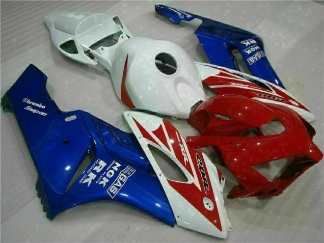 Vermelho Azul Carenagem Moto CBR 1000RR 04-05 Vermelho Azul Carenagem Moto CBR 1000RR 04-05