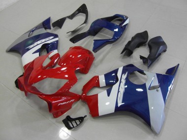 Vermelho Azul Prata Carenagem Moto CBR 600 F4i 01-03