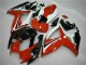 Vermelho Branco Abs Carenagem Moto GSXR 600 / 750 K6 06-07