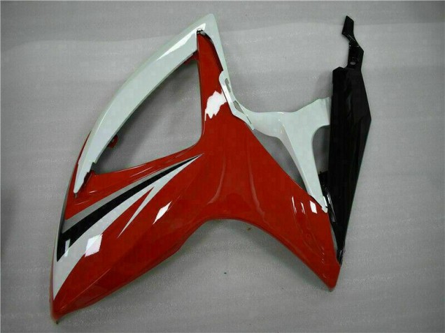 Vermelho Branco Abs Carenagem Moto GSXR 600 / 750 K6 06-07
