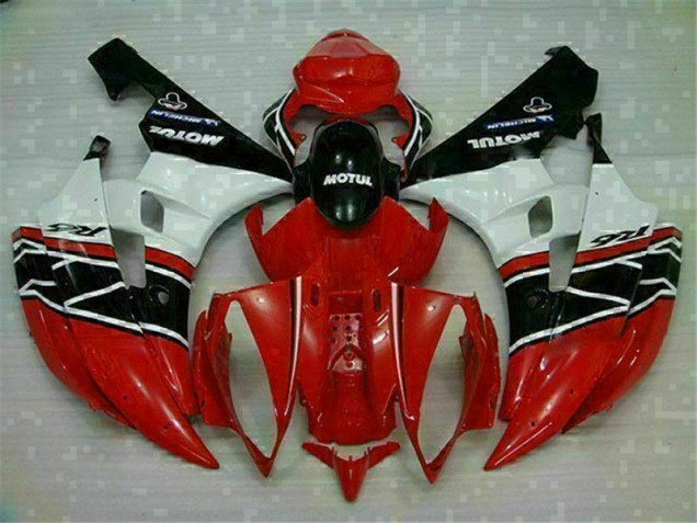 Vermelho Branco Abs Kits Carenagem Moto R6 06-07