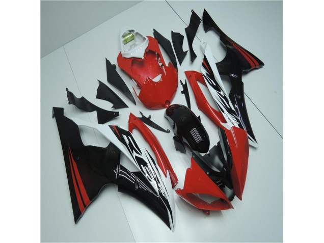 Vermelho Branco Abs Kits Completos Carenagem Moto R6 08-16