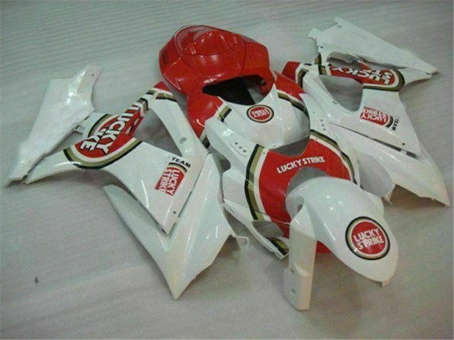 Vermelho Branco Abs Moto Plástico GSXR 1000 K7 07-08