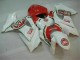 Vermelho Branco Abs Moto Plástico GSXR 1000 K7 07-08
