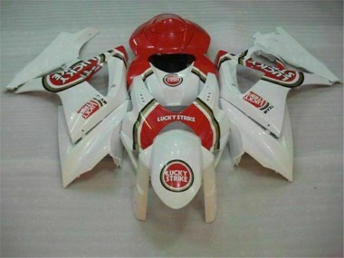 Vermelho Branco Abs Moto Plástico GSXR 1000 K7 07-08