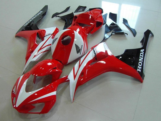 Vermelho Branco Abs Moto Plásticos CBR 1000RR 06-07