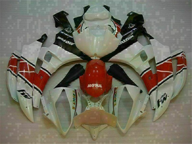 Vermelho Branco Abs Moto Plásticos R6 06-07
