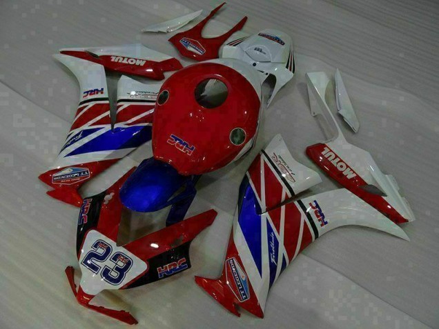 Vermelho Branco Azul 23 Carenagem Moto CBR 1000RR 12-16