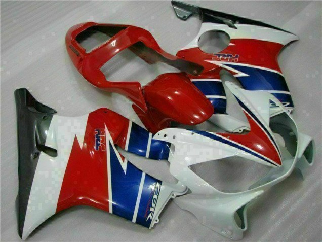 Vermelho Branco Azul Carenagem Moto CBR 600 F4i 01-03