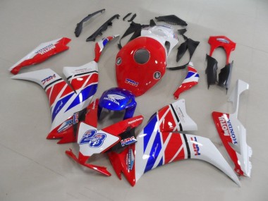Vermelho Branco Azul HRC 23 Carenagem Moto CBR 1000RR 12-16