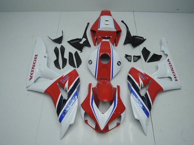 Vermelho Branco Azul HRC Carenagem Moto CBR 1000RR 06-07 Vermelho Branco Azul HRC Carenagem Moto CBR 1000RR 06-07