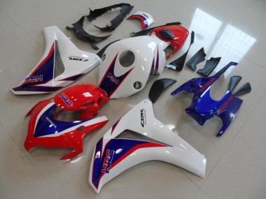 Vermelho Branco Azul HRC Carenagem & Plástico Moto CBR 1000RR 08-11
