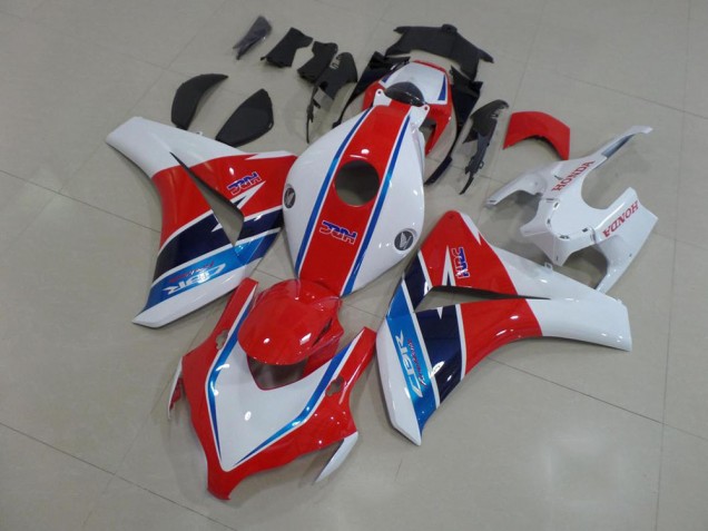 Vermelho Branco Azul HRC Kits Completo Carenagem Moto CBR 1000RR 08-11