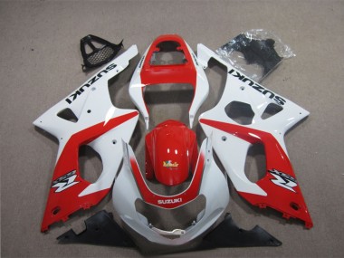Vermelho Branco Carenagem Moto GSXR 1000 K3 03-04