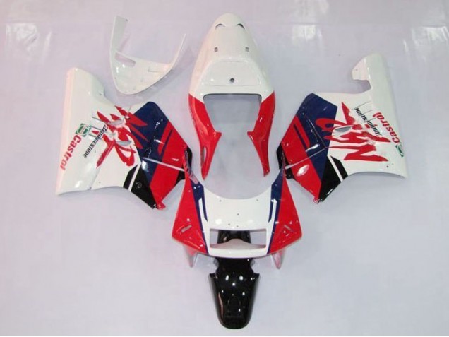 Vermelho Branco Carenagem Moto ZX9R 00-01 Vermelho Branco Carenagem Moto ZX9R 00-01