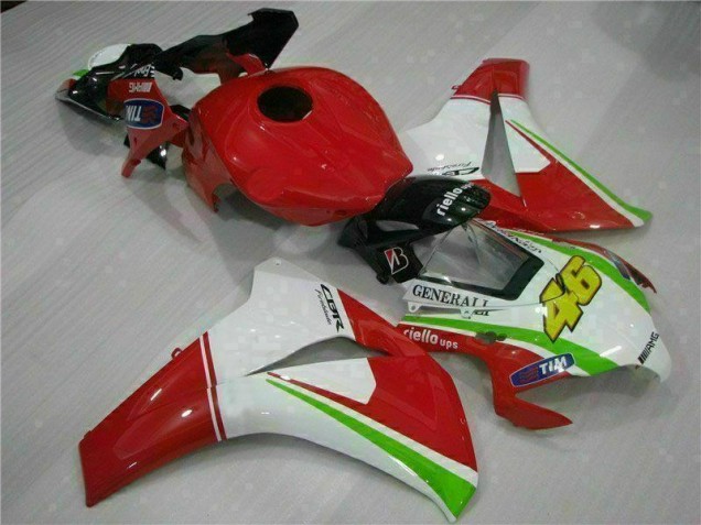 Vermelho Branco Carroçaria Moto CBR 1000RR 08-11