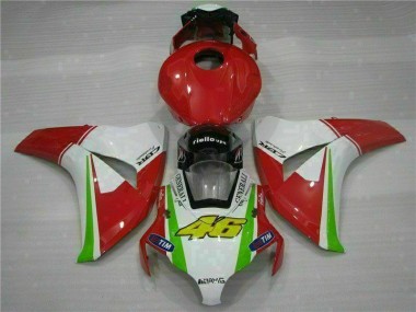 Vermelho Branco Carroçaria Moto CBR 1000RR 08-11